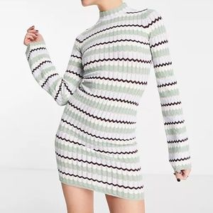 Bershka Knit Sweater Dress